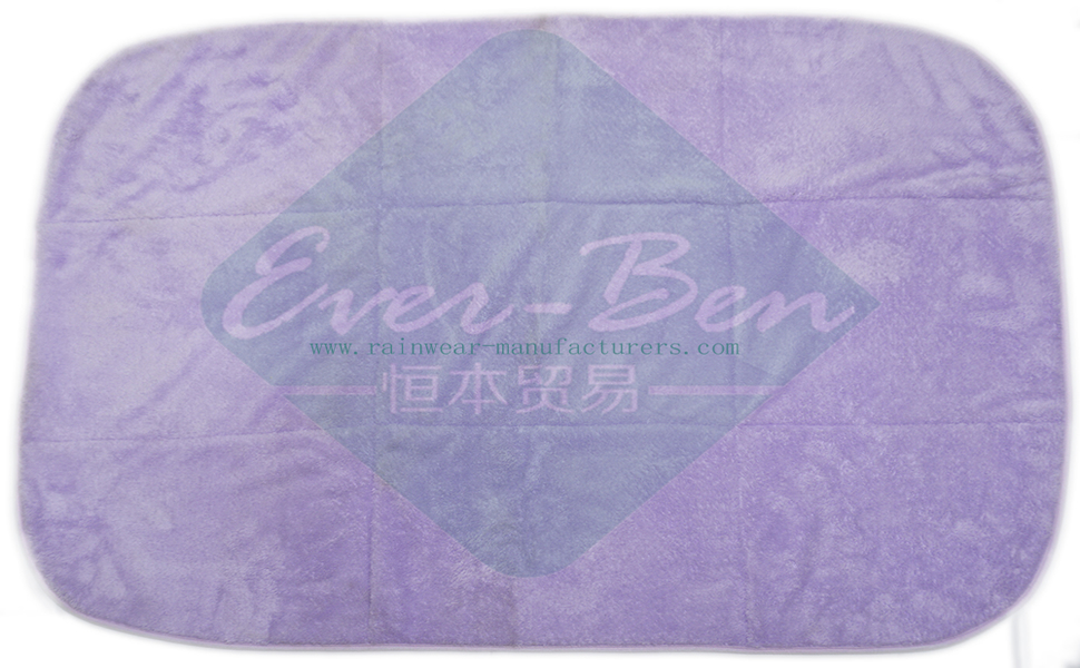 Oversized velour bath towels